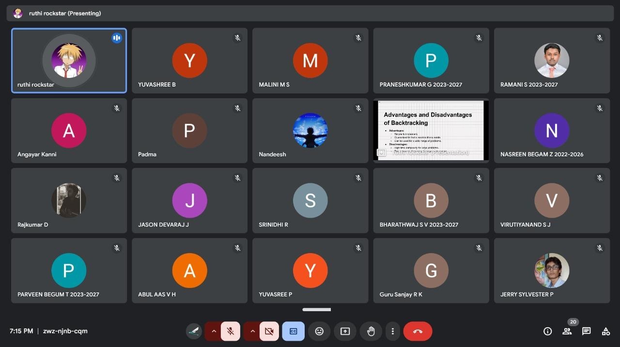 Algorithm Tutoring Session Group Photo